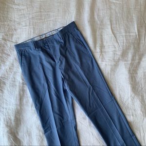 Zara blue slim dress pant
